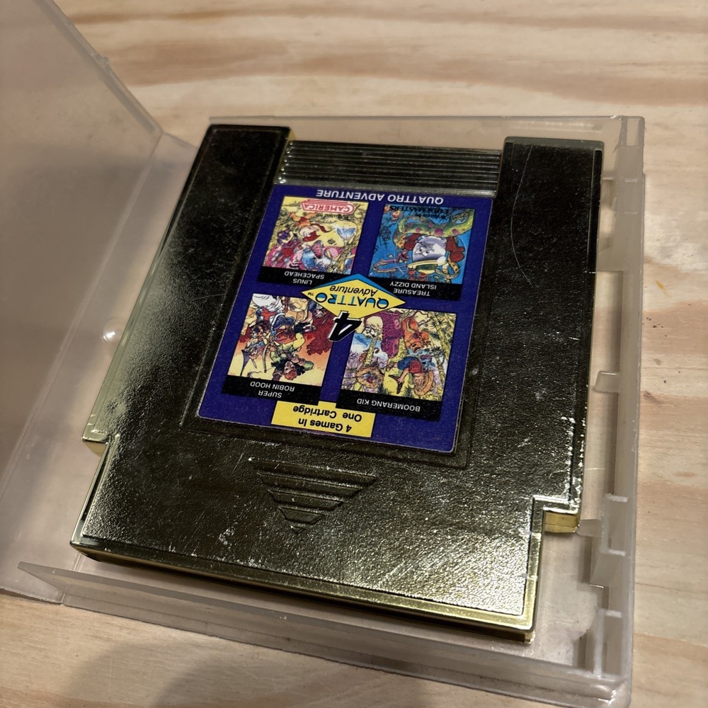 Quattro Adventure (Nintendo Entertainment System, 1991) Tested! + CASE